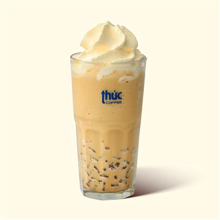 Cà phê caramel thạch đá xay